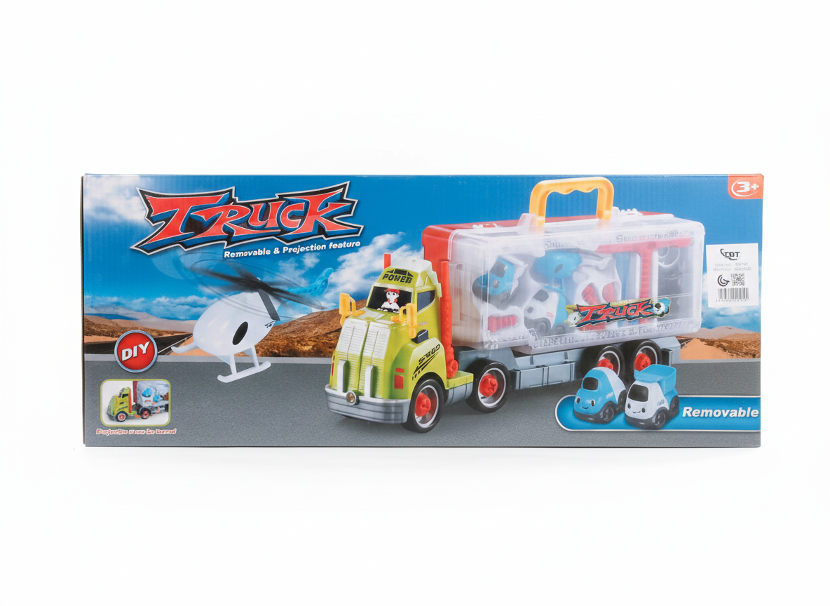 Kids Play Tool Truck with Storage Box – Multi-Function Toy Vehicle Set for Children