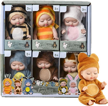 Mini Cute Sleeping Baby Dolls For Kids