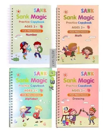 Sank Magic Practice Copybook (Set Of 4)