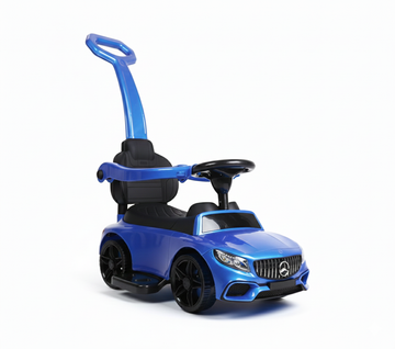 Mercedes Baby Stroller Car – Luxury Ride with Push Handle