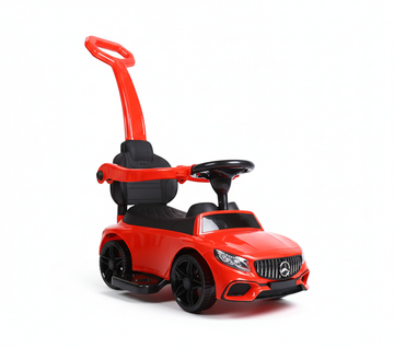 Mercedes Baby Stroller Car – Luxury Ride with Push Handle