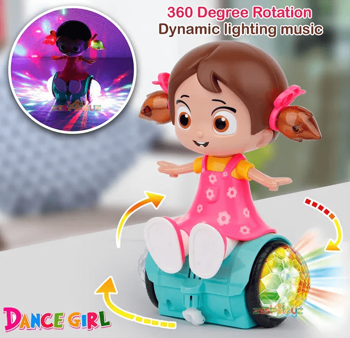 Electric Doll Toy With Lights & Music For Girls