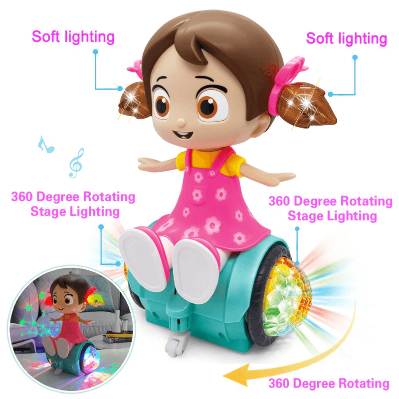 Electric Doll Toy With Lights & Music For Girls