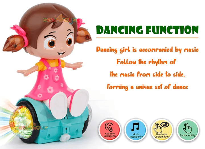 Electric Doll Toy With Lights & Music For Girls